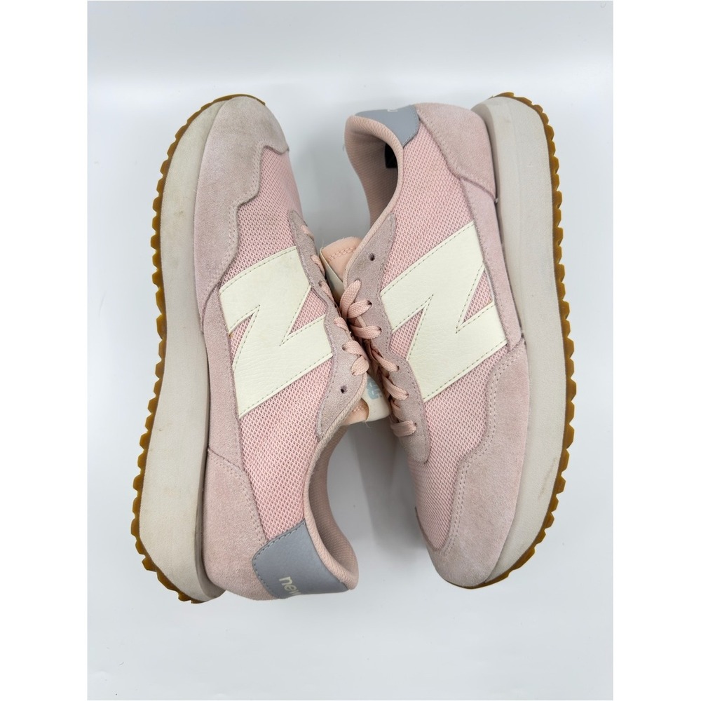 New Balance 237 Sneakers Women 8 Pink Good Retro Mesh Suede Low Top WS237V1 - Picture 8 of 10